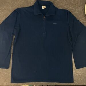 Patagonia Men's Navy Zip-Up fleece